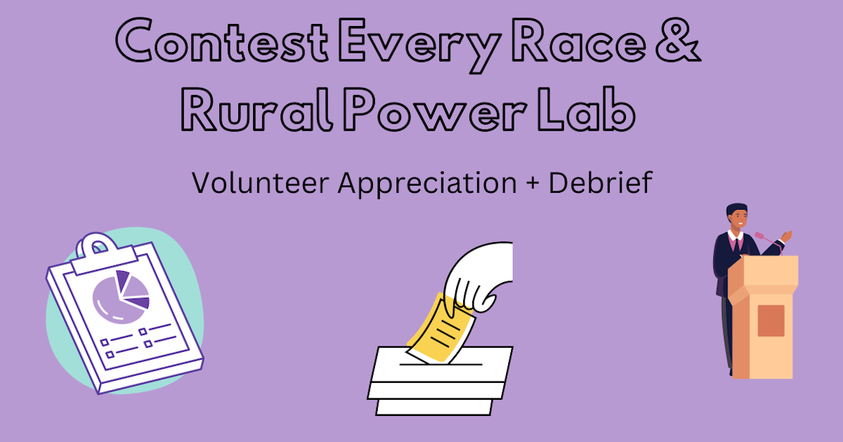 THANK YOU Contest Every Race & Rural Power Lab Volunteers! 2022 Debrief